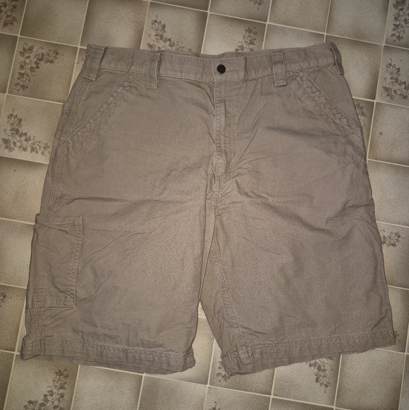 Carhartt  Original  Fit Tan Shorts Sz.38 - Picture 1 of 4